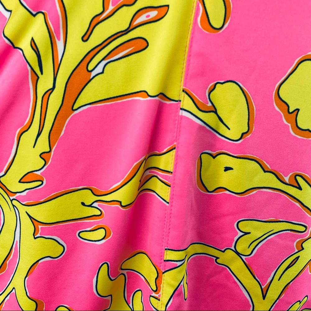 JB by Julie Brown Floral Romper Pink Yellow Medium - Picture 6 of 10